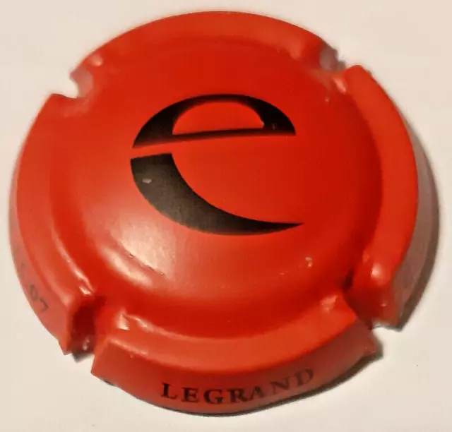 Capsule de champagne Legrand Eric N°31c rouge et noir