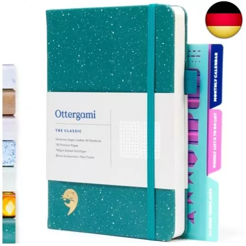 Bullet dot Journal Notizbuch A5 dotted | 150gsm Paper gepunktet | Luxus Dotted