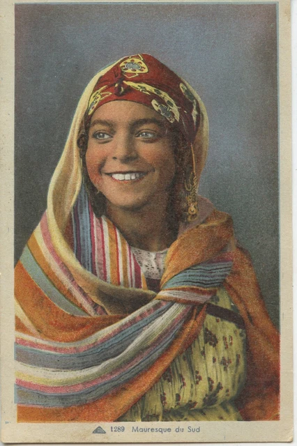 Postcard / Postcard / Algeria / Portrait / South Moorish