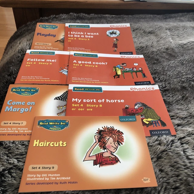 NEW READ WRITE Inc Books Set 4 Phonics Story Books. 7 Books only Not a