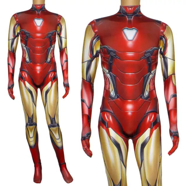 COSTUME DE COSPLAY Avengers Endgame Iron Man Mark 85 costume Zentai pour  adultes et enfants EUR 28,82 - PicClick FR