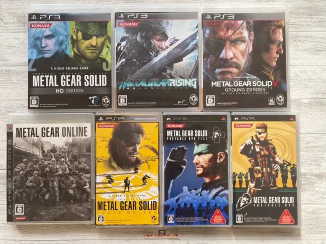 SONY PS3 & PSP Metal Gear Rising & HD &V & Online & Ops & Ops Plus  Peace Walker