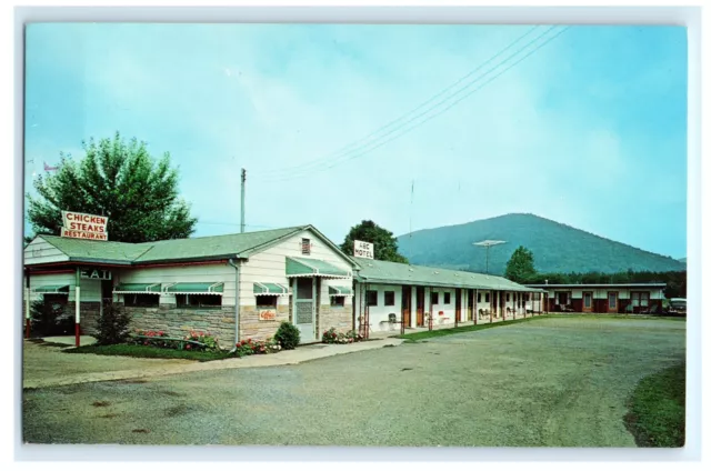Abc Motel Restaurant Burtville Pa Pennsylvania Postcard (Cx3)