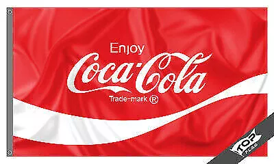 Coca Cola Flag Banner 3x5 ft Man Cave Garage Drink Coke Zero Sip Beverage