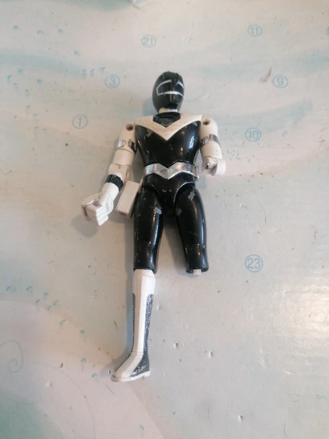 Figurine Rare Bioman 2 Maskman Force Rouge Die Cast Metal Bandai 1987