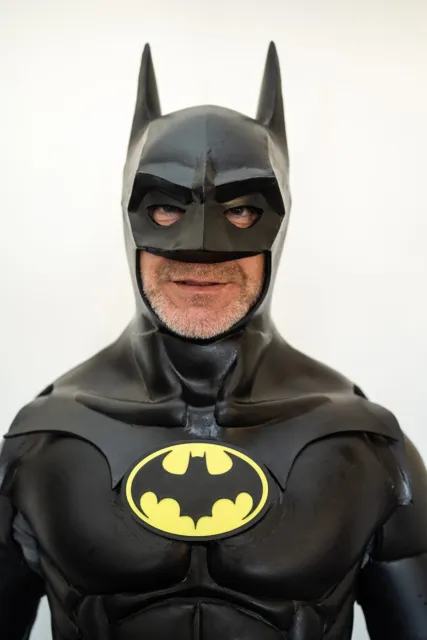 Maschera Batman 89 Keaton Burton Halloween Cosplay Bat Cowl 2