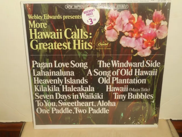 Webley Edwards Presents More Hawaii Calls: Greatest Hits 12" 33rpm Record LP