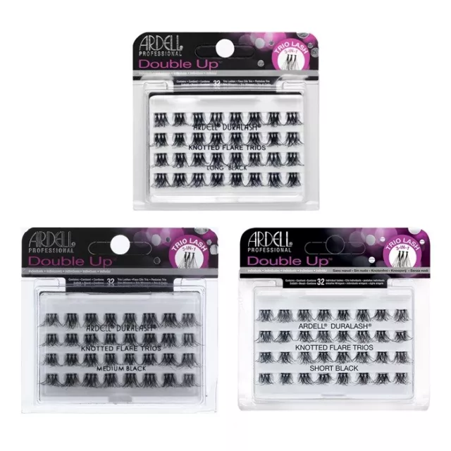 Ardell Individual Lashes - Trio Double Up Knotted Individuals - Alle Sorten