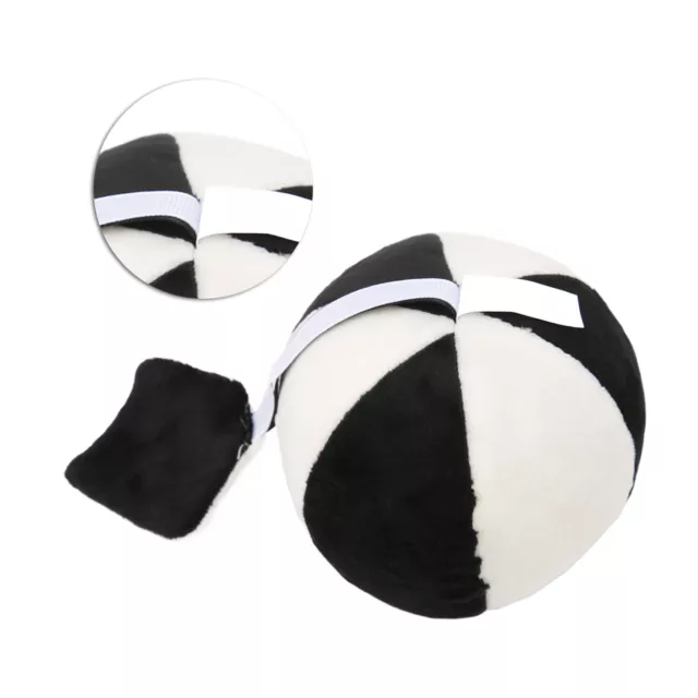 (Black And White Ball)Baby Vision Training Ball Skin Friendly Early Educate GFL