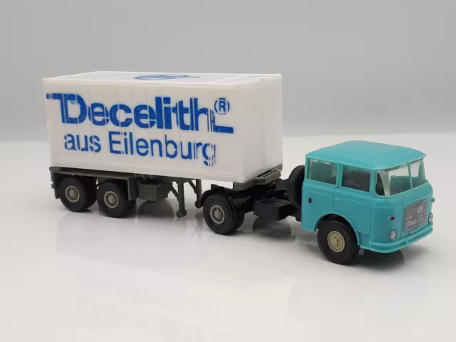 Permot Skoda S 706 RT Container-Sattelzug Decelith aus Eilenburg #AK53 (23-015)