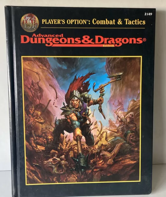 Vintage Advanced Dungeon & Dragons Spieler Option Kampf & Taktik 1995 sehr guter Zustand