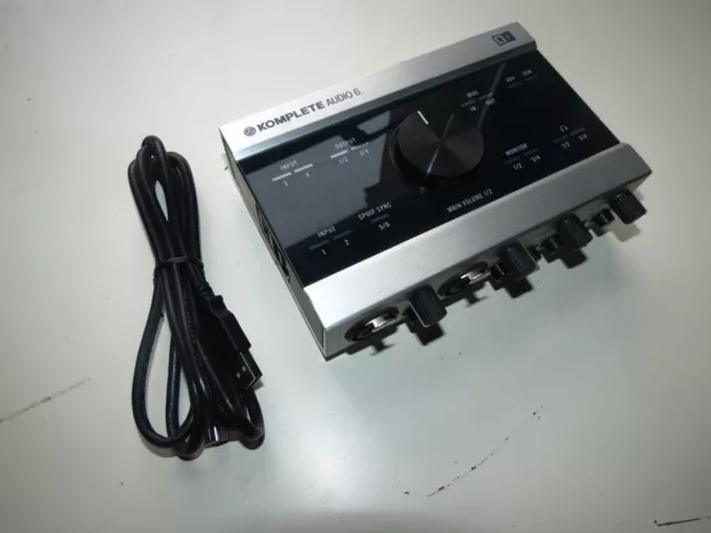 Native Instruments KOMPLETE Audio 6 Digital Recording Musical Interface USB READ