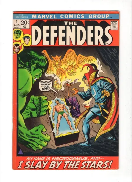 1972 Marvel Comics The Defenders #1 Aug Necrodamus I Slay By The Stars! 6.0