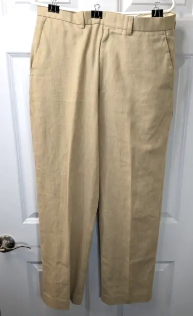 Polo Ralph Lauren, Linen blend, golf pants, beige, size 34x30