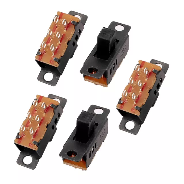 5pcs 3 position 6p DPDT micro interrupteur miniature carte PCB interrupteur