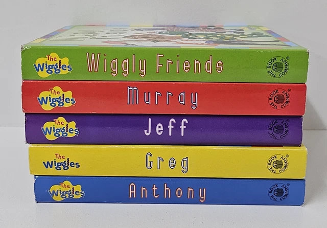 THE WIGGLES 2005 Cardboard Book Set Wiggly Friends Anthony Jeff Murray ...