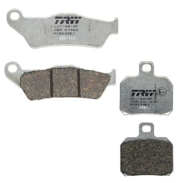Plaquettes De Frein Avant Et Arrière Cyleto Pour SUZUKI UH125/UH150 Burgman 2002-2006 - Kit Complet, Dimensions Spécifiques