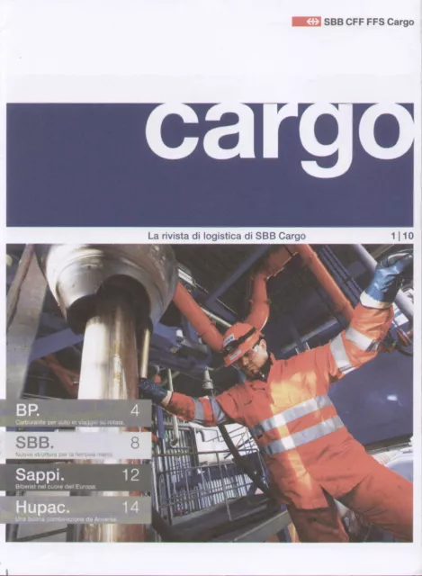 rivista SSB CARGO 2010 N.1 Rivista di Logistica di SSB CFF FFS Cargo     IT   aa