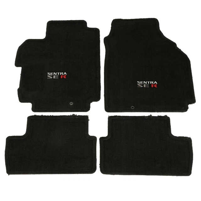 NEW OEM NISSAN Sentra SeR 20072012 Black Front Rear Carpet Floor Mat