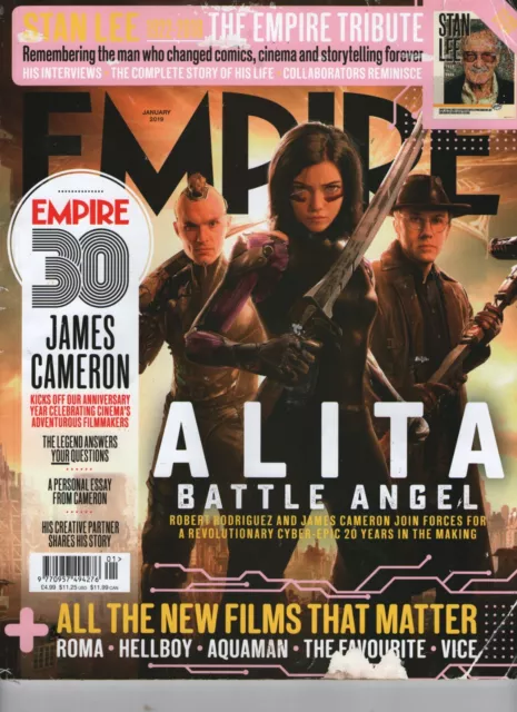 EMPIRE Magazine #357 January 2019 Alita: Battle Angel James Cameron