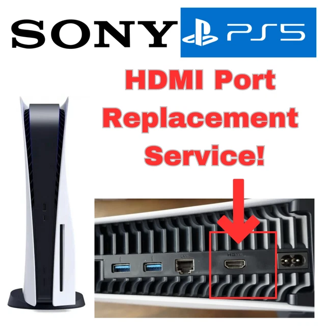 SONY PLAYSTATION 5 PS5 HDMI Port Repair Replacement Service