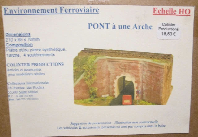 Maquette Hangar En Briques échelle HO G7 Colinter Productions — Kit En Plâtre Non Assemblé