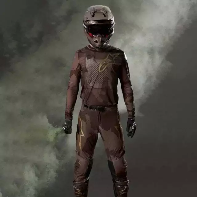 Alpinestars (LTD Edition) Jersey & Pant - SuperTech - INDIANAPOLIS (Brown/Gold)
