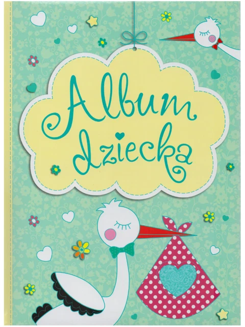 Álbum mojego dziecka Prezent dla dziecka na roczek urodziny Pamiątka Maluszka