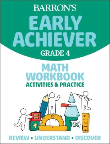 Barrons Educati Barron's Early Achiever: Grade 4 Math Workbook Activitie (Poche)