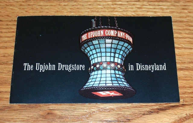 Vintage UPJOHN DRUGSTORE in DISNEYLAND Brochure Booklet, 1960s