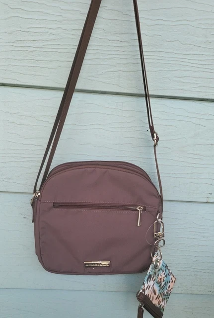 NWT SAMANTHA BROWN/ brown colored crossbody bag with coin purse.   # G