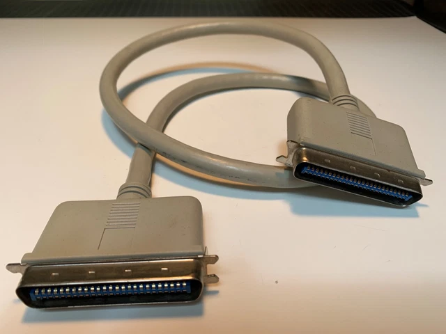 36" Low Density 50 pin Male to 50 pin Male Scsi Cable