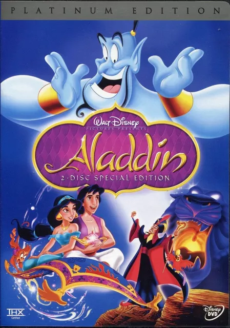 Aladdin 2 Disc Special Edition Platinum Edition DVD Walt Disney LIKE NEW