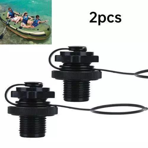 2 Universal Boston Valves for Inflatable Rafts  Boats - Replacement Set