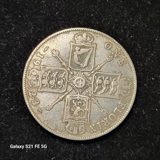 Great Britain Florin KM# 817a 1925   B077   I  COMBINE SHIPPING