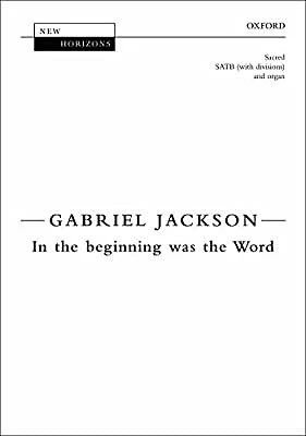 In the beginning was the Word: Vocal score (New Horizons), , Used; Very Good Boo