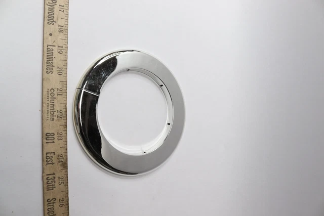 (12-Pk) Jones Stephens Chrome Plated Plastic Flange 4" F06400