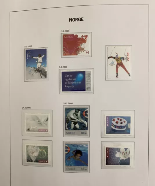 Davo Norway IV Hingeless Album (pp 2006 - 2012) with all stamps Davo Norway IV Hingeless Album (pp 2006 - 2012) with all stamps