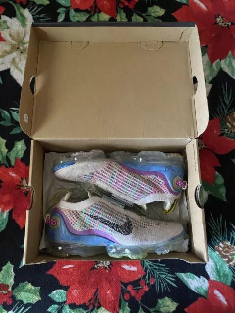 Size 6Y - Nike Air VaporMax Flyknit Platinum 2020 Og Box