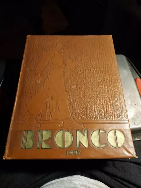 1947 Hardin Simmons Cowboys University Abilene Texas Bronco Yearbook College