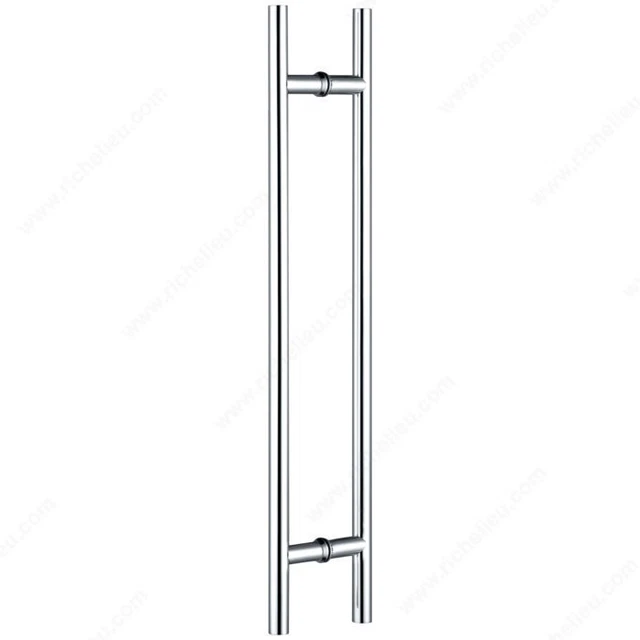 48" Entry Door Pull Handle Chrome polished Ladder Handle for glass/wood door