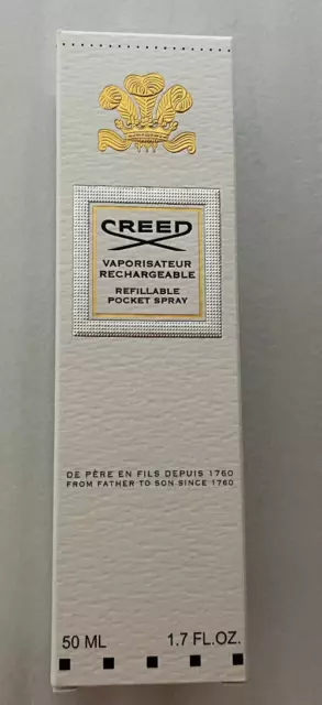 Creed Refillable Black Gold Leather Atomizer 1.7 fl oz 50 ml  Empty Aventus Men 3