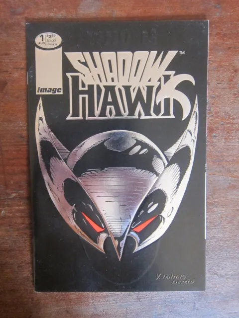 Shadowhawk #1 - 1992 series - Image #0 coupon attached - Jim Valentino art