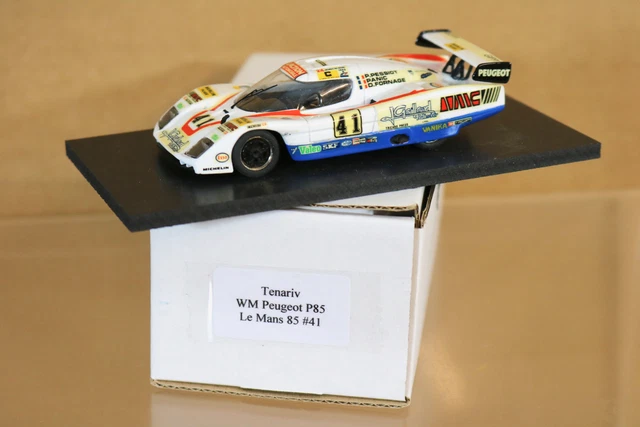 Miniature Tenariv Peugeot WM P82 – Le Mans 1982, N°6 Et 10, échelle 1/43