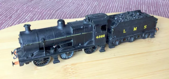 Wills Finecast Kit Built Lms 4F 0-6-0 Loco And Tender No 4566 In Lms Black