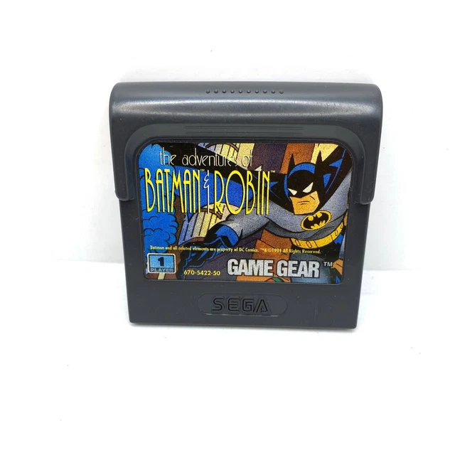The Adventures of Batman & Robin Sega Game Gear Rare