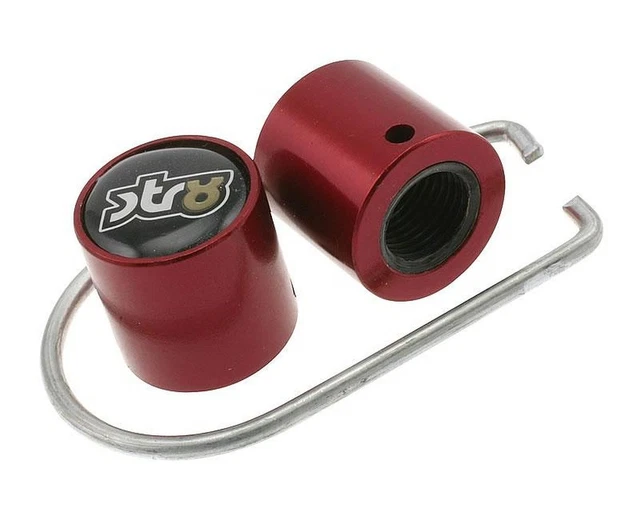 Ventilkappen STR8 rot - 2 Stück