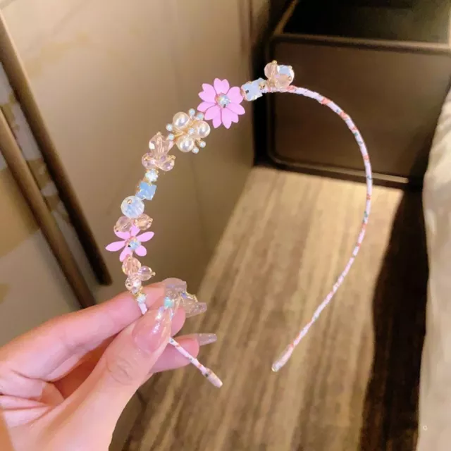 Flower Flower Hair Hoop Crystal Wedding Headwear  Hair Accessories