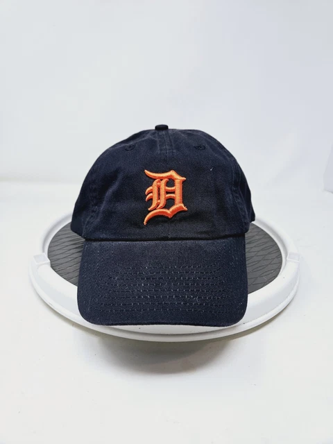 Vintage Y2K Detroit Tigers Strapback Hat Orange D Embroided Used FAST SHIPPING Vintage Y2K Detroit Tigers Strapback Hat Orange D Embroided Used FAST SHIPPING