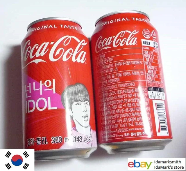 COCA COLA CAN SOUTH KOREA 350ml Coke 2019 BTS Second Edition V KPOP